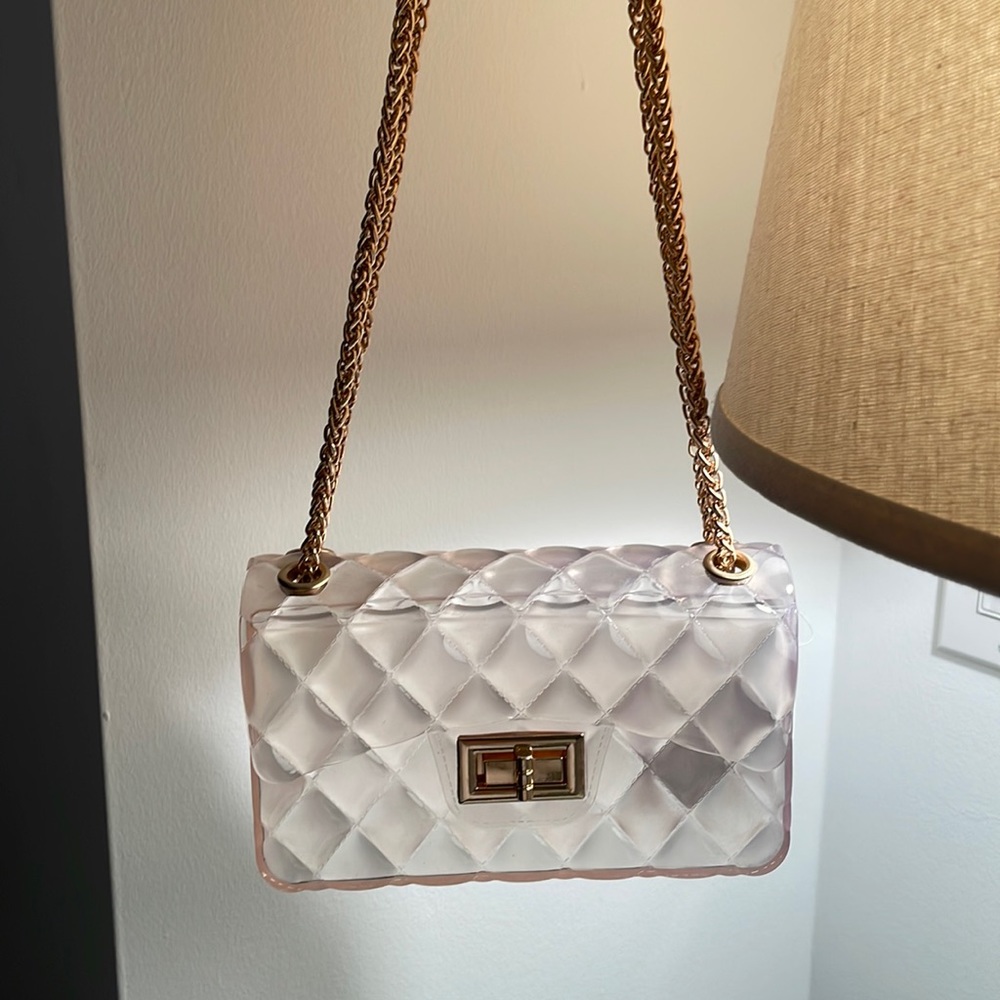 Brand New CLEAR and Cute Mini Jelly Bag